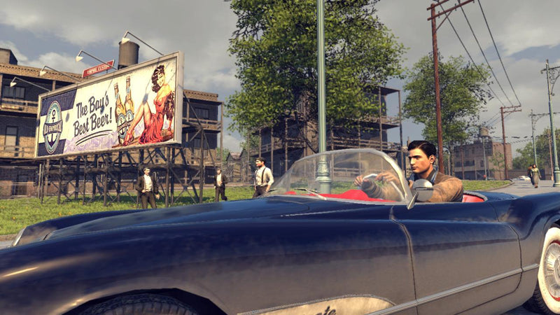 Balade en cabriolet sous le soleil dans Mafia II sur PC