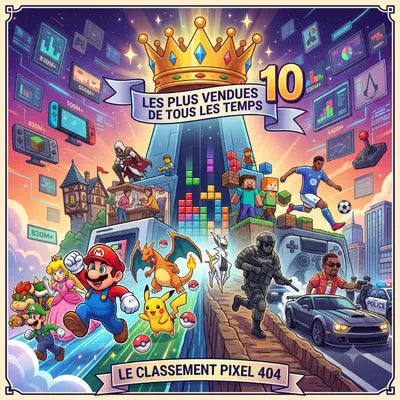 Top 10 des Franchises de Jeux Vidéo les Plus Vendues de Tous les Temps