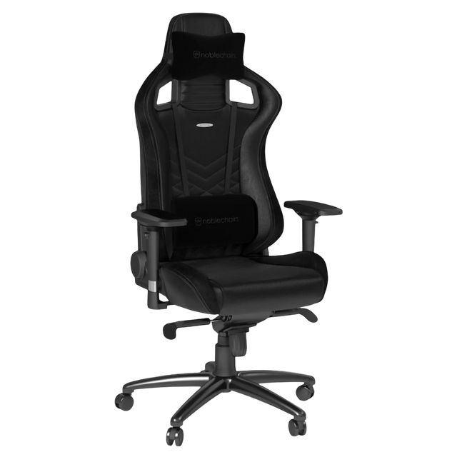 Fauteuil gamer noblechairs Epic noir, visuel produit officiel – © noblechairs