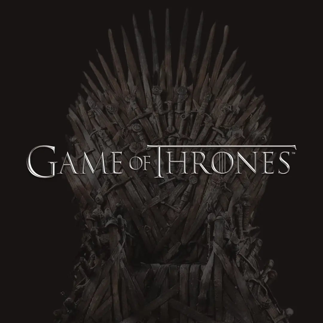 Le trône de fer forgé d’épées et de lances, collection Games of Thrones. Image