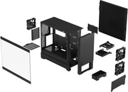 Boîtier PC Fractal Design Pop Silent noir TG verre teinté clair