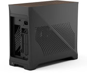 Fractal Design Era 2 Charcoal Gray : boîtier PC noir mat finition bois perforé