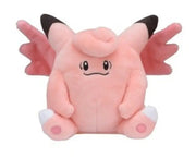 Peluche Pokémon Melodelfe 15 cm coton doux rose aux oreilles et ailes noires