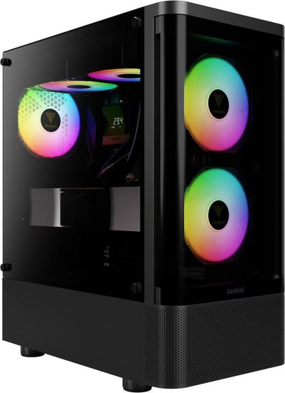Boîtier PC Gamdias Talos E3 CG Noir - Moyen Tour ATX