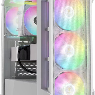 Boîtier PC Gamdias Aura GC1 Elite RGB Blanc - Moyen Tour ATX