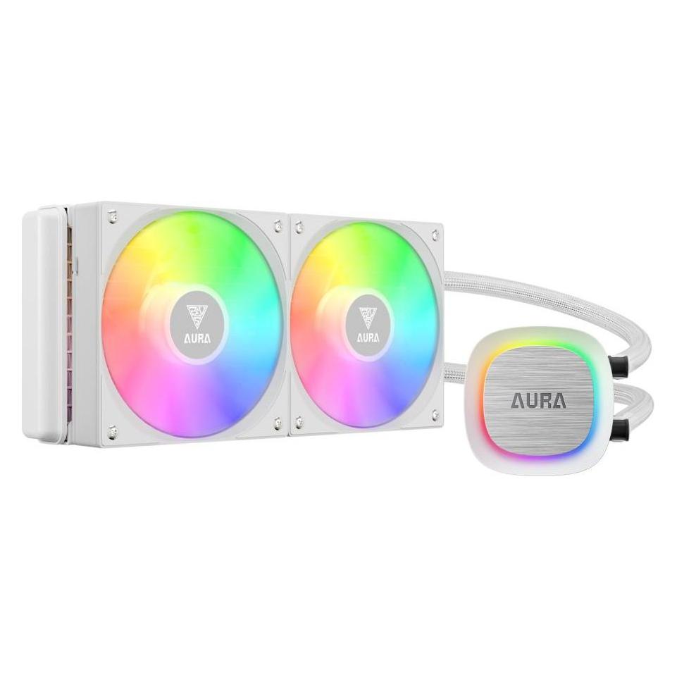 Gamdias Aura GL240 V2 Blanc : watercooling AIO 240 mm