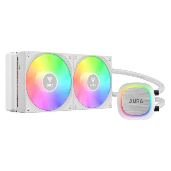 Gamdias Aura GL240 V2 Blanc : watercooling AIO 240 mm