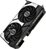 ASUS Dual GeForce RTX 5070 OC Edition 12 Go, vue d'angle du refroidisseur