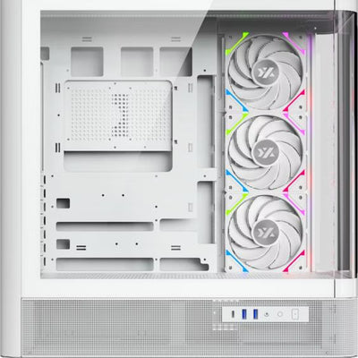 Boîtier PC XYZ Quantum RGB Blanc - Moyen Tour ATX