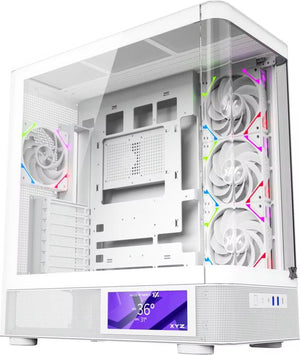 Boîtier PC XYZ Quantum Pro Blanc - Moyen Tour ATX