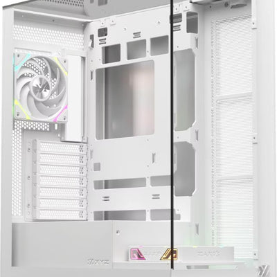 Boîtier PC XYZ Trifecta RGB Blanc - Moyen Tour ATX
