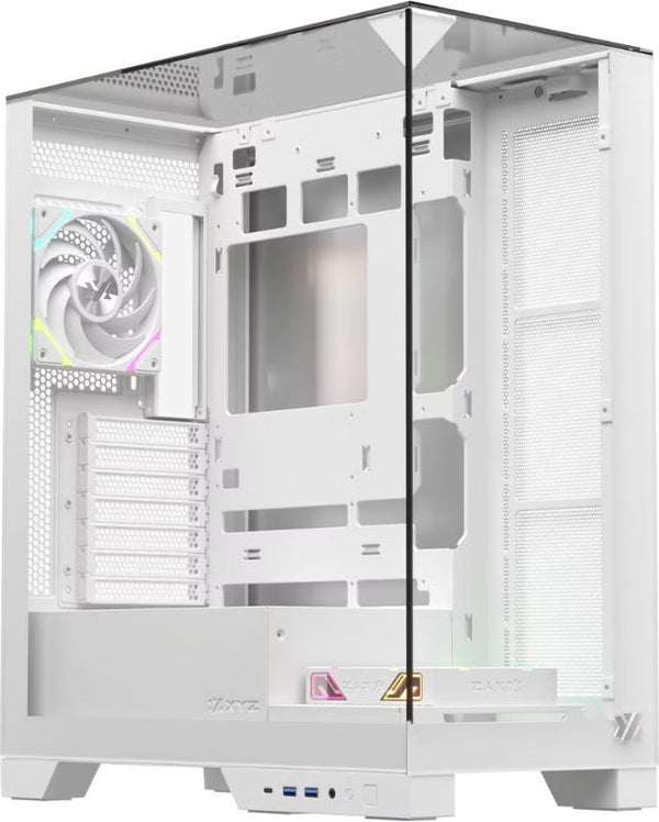 XYZ Trifecta RGB Blanc vue de trois quarts