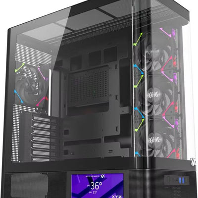 Boîtier PC XYZ Quantum Pro RGB Noir - Moyen Tour ATX