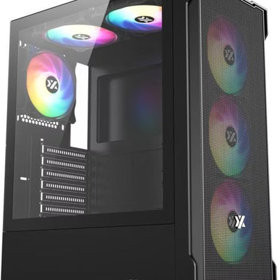 Boîtier PC XYZ AirOne 300-X Mesh RGB Noir - Moyen Tour ATX