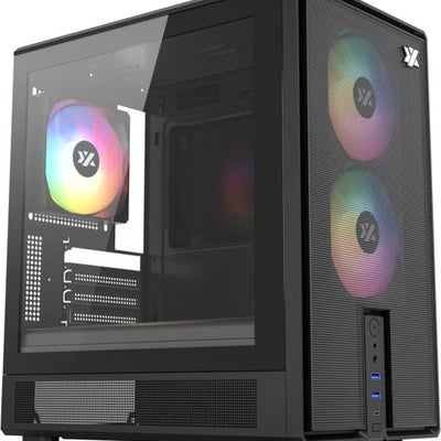 Boîtier PC XYZ Atom RGB Noir - Mini Tour Micro-ATX