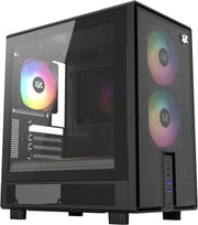 XYZ Atom RGB Noir vue de trois quarts - Boîtier
