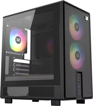 Boîtier PC XYZ Atom Noir - Mini Tour Micro-ATX