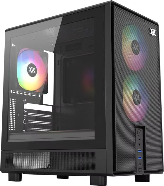XYZ Atom RGB Noir vue de trois quarts