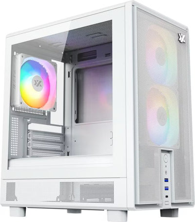 Boîtier PC XYZ Atom Blanc - Mini Tour Micro-ATX