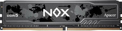 Barrette Mémoire RAM Apacer Nox DDR5 – 16 Go – 6000 MHz – Noir