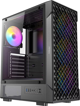 Boîtier Antec VX320 ARGB Noir, vue de face
