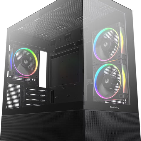 Boîtier Mini Tour Micro ATX DeepCool CG380 3F RGB avec panneaux vitrés (Noir) — dans le même univers que Console PS4 Pro 1To Noire Reconditionnée