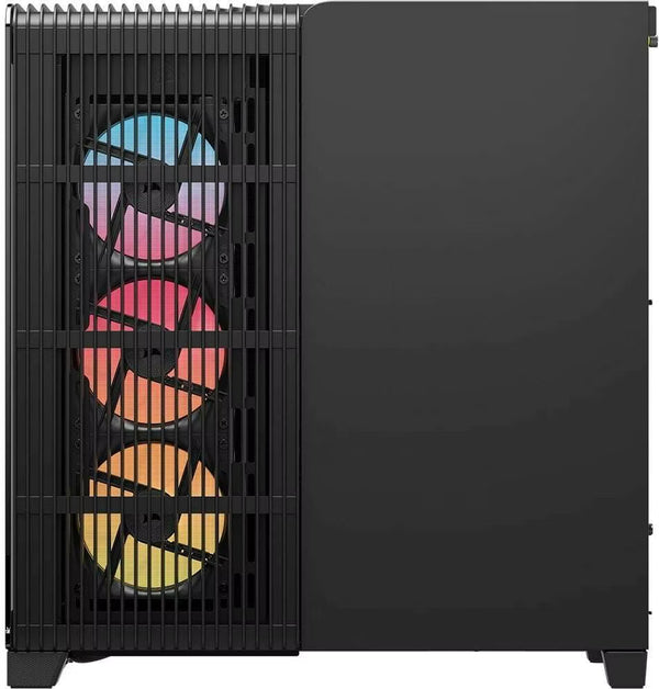 Corsair Frame 4500X LX-R iCue Link Panoramic RGB Noir vue de trois quarts