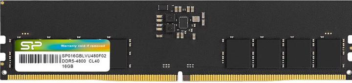 Barrette Mémoire RAM Silicon Power DDR5 – 16 Go – 5600 MHz CL46 – Noir