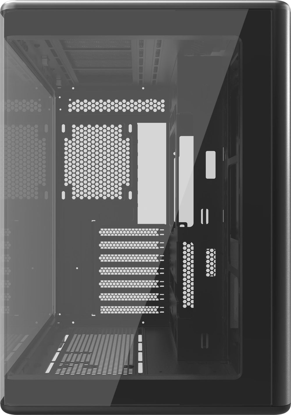 Cooler Master Elite 600 Noir vue de trois quarts