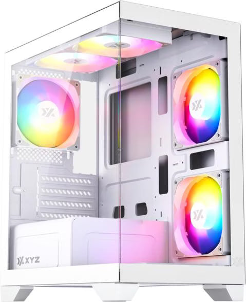 XYZ Titanium View Lite RGB Blanc vue de trois quarts