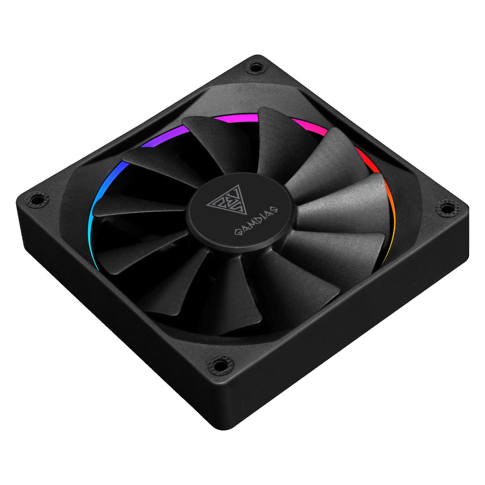 Gamdias Aeolus M3 RGB 12cm Noir : ventilateur de boîtier