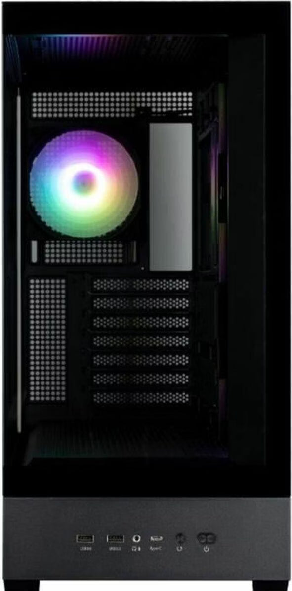 Zalman P40 DS RGB Noir vue de trois quarts