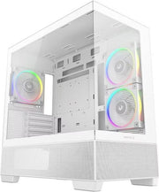 Boîtier Mini Tour Micro ATX DeepCool CG380 3F RGB avec panneaux vitrés (Blanc) — visuel 1