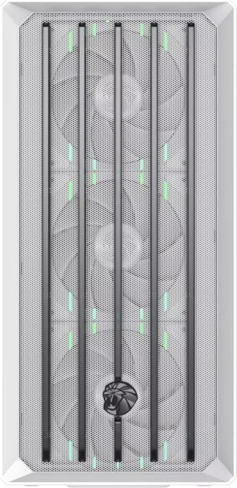 GameMax Claw 460 RGB Blanc vue de trois quarts