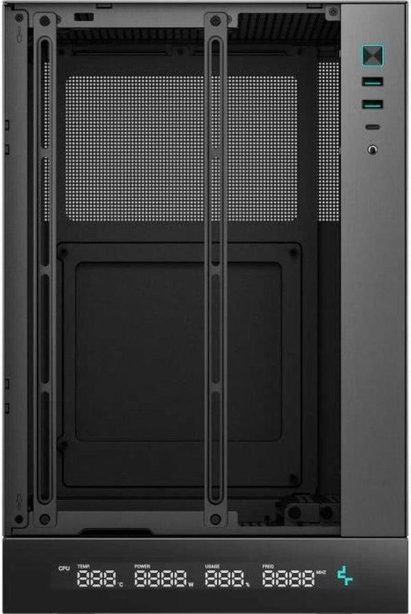 DeepCool CH170 Digital Noir vue de trois quarts