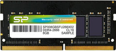 Barrette Mémoire RAM Silicon Power SO-DIMM DDR4 – 8 Go – 2666 MHz – Noir
