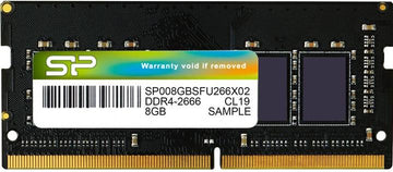 Barrette Mémoire RAM Silicon Power SO-DIMM DDR4 – 8 Go – 2666 MHz – Noir
