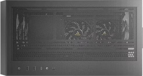 Antec Flux Rear RGB Noir vue de trois quarts