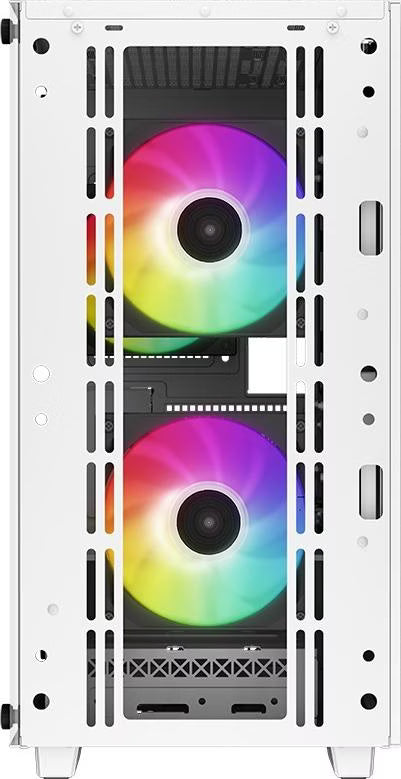 DeepCool CC360 RGB Blanc vue de trois quarts