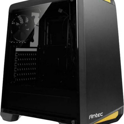 Boîtier PC Antec NX100 Gris/Jaune - Moyen Tour ATX
