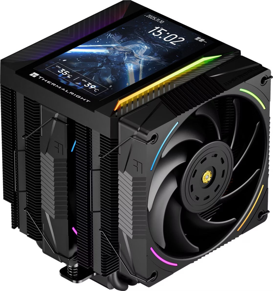 Ventirad Thermalright Peerless Assassin 120 Vision MAX ARGB Black avec écran LCD