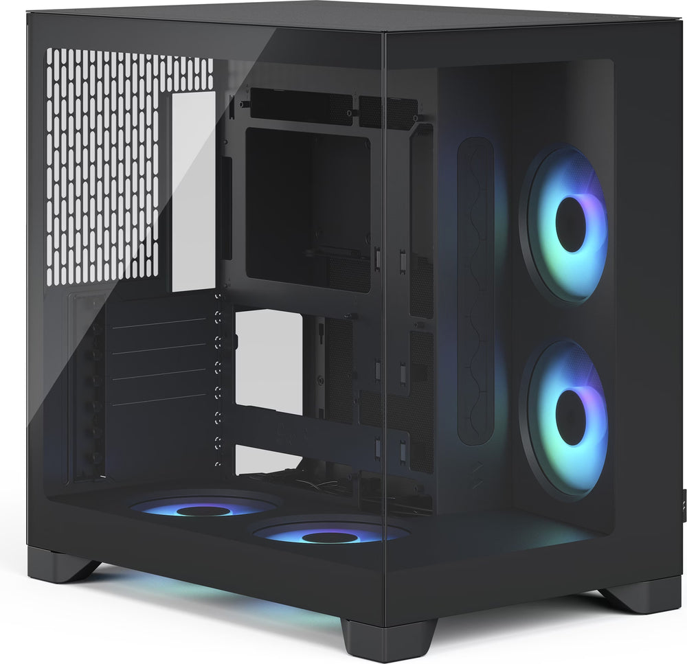 Fractal Design Pop 2 Vision RGB Noir vue de trois quarts