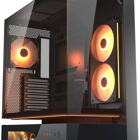 Boîtier PC Cougar CFV235 Vision Noir - Moyen Tour ATX — dans le même univers que Fauteuil Gamer Cougar Overlord – Noir/Orange
