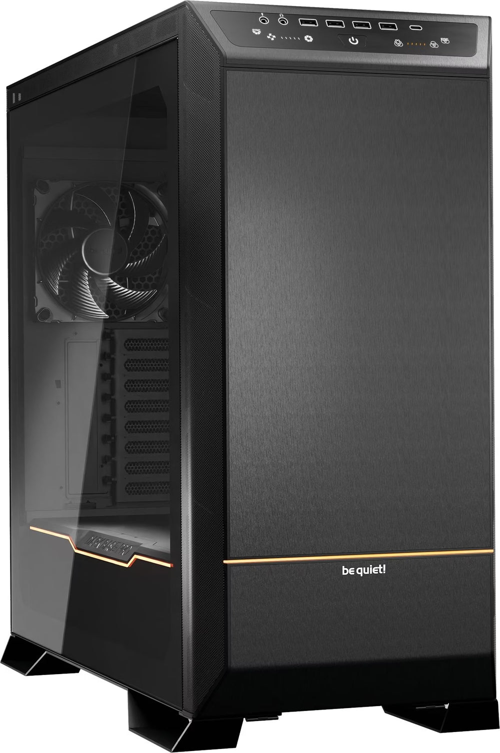 be quiet! Dark Base Pro 901 Noir vue de trois quarts