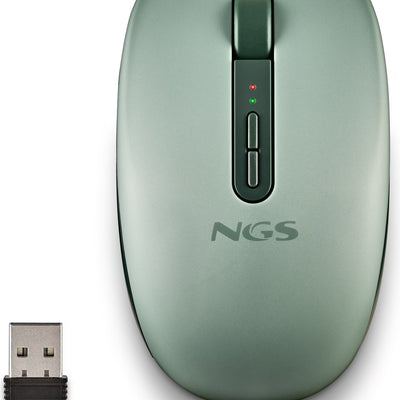 Souris sans fil NGS Fog Dual Bluetooth et 2,4 GHz (Vert)