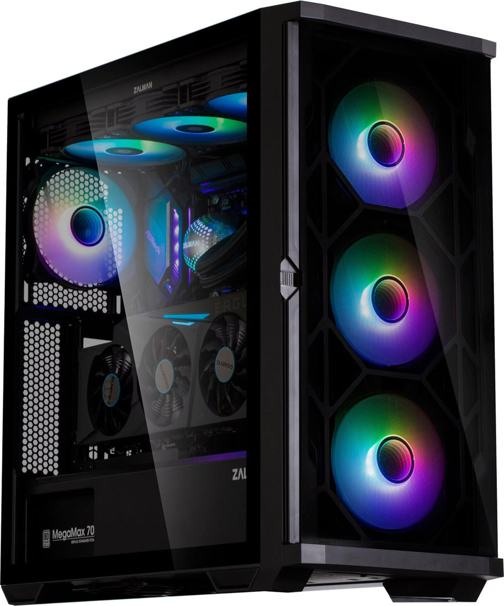 Zalman Z10 Duo Noir vue de trois quarts