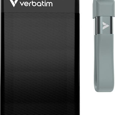 SSD Externe Verbatim Pocket 256 Go (Noir/Gris)