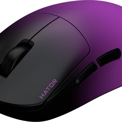 Souris sans fil Gamer Hator Quasar 3 Ultima 8K (Noir/Violet)