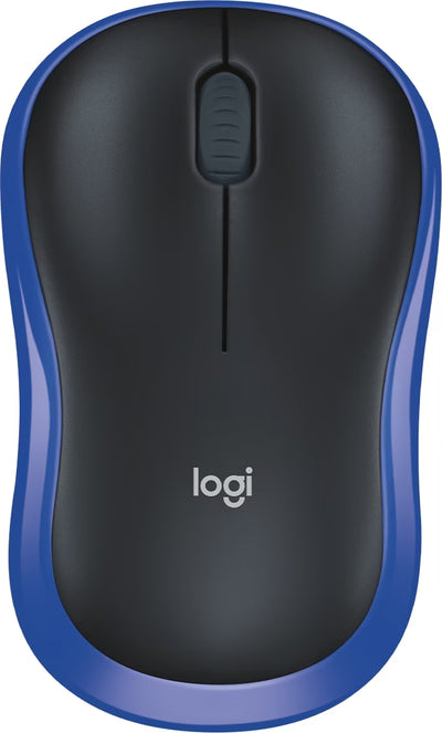 Souris sans fil Logitech M185 (Noir/Bleu)