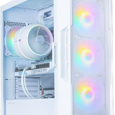 Boîtier PC Zalman i3 Neo V2 Blanc - Moyen Tour ATX